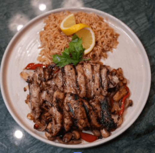 Mantar Soslu Tavuk Ve Risotto