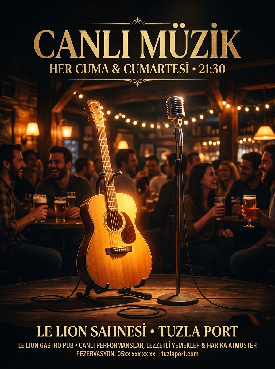 Every Friday and Saturday Live Music Le Lion